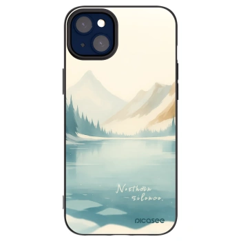 Picasee silikonowe czarne etui na Apple iPhone 14 Plus - NOTHERN SILENCE