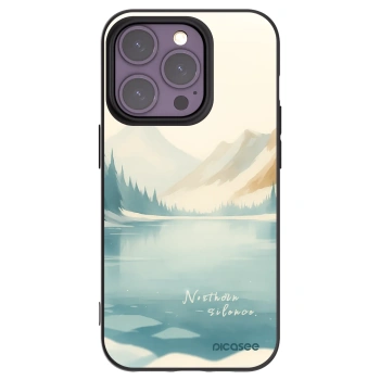 Picasee silikonowe czarne etui na Apple iPhone 14 Pro - NOTHERN SILENCE