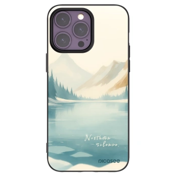 Picasee silikonowe czarne etui na Apple iPhone 14 Pro Max - NOTHERN SILENCE