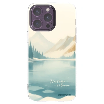 Picasee silikonowe przeźroczyste etui na Apple iPhone 14 Pro Max - NOTHERN SILENCE