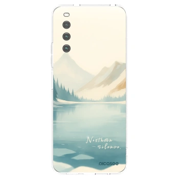 Picasee silikonowe przeźroczyste etui na Sony Xperia 10 IV 5G - NOTHERN SILENCE
