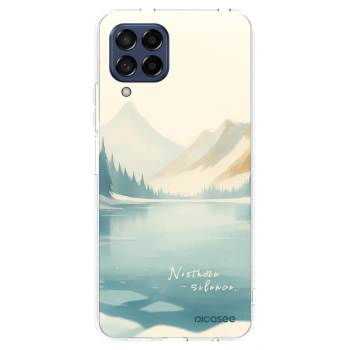 Picasee silikonowe przeźroczyste etui na Samsung Galaxy M53 5G - NOTHERN SILENCE