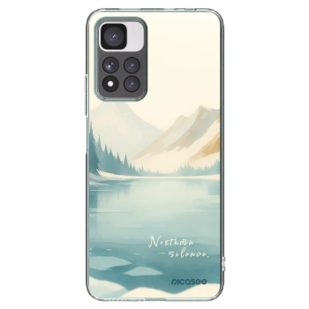 Picasee silikonowe przeźroczyste etui na Xiaomi Redmi Note 11 Pro+ 5G - NOTHERN SILENCE