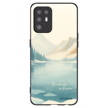 Picasee silikonowe czarne etui na OPPO A94 5G - NOTHERN SILENCE