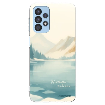 Picasee silikonowe przeźroczyste etui na Samsung Galaxy A23 A235F 4G - NOTHERN SILENCE