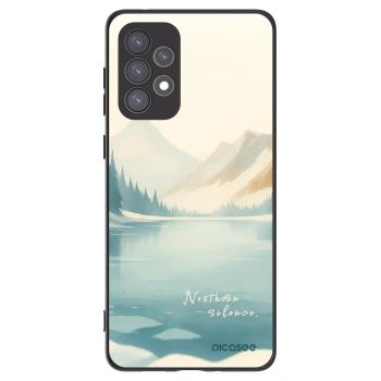 Picasee silikonowe czarne etui na Samsung Galaxy A73 5G - NOTHERN SILENCE