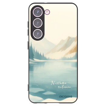 Picasee silikonowe czarne etui na Samsung Galaxy S23 5G - NOTHERN SILENCE