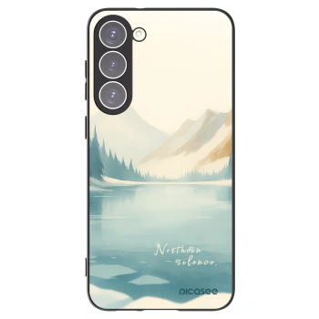 Picasee silikonowe czarne etui na Samsung Galaxy S23+ 5G - NOTHERN SILENCE