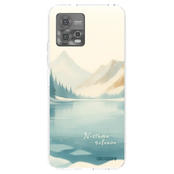 Picasee silikonowe przeźroczyste etui na Motorola Moto G72 - NOTHERN SILENCE