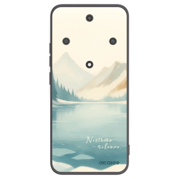 Picasee silikonowe czarne etui na Honor Magic5 Lite 5G - NOTHERN SILENCE