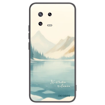 Picasee silikonowe czarne etui na Xiaomi 13 Pro - NOTHERN SILENCE