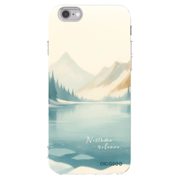 Picasee silikonowe przeźroczyste etui na Apple iPhone 6/6S - NOTHERN SILENCE