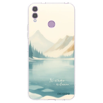 Picasee silikonowe przeźroczyste etui na Honor 8X - NOTHERN SILENCE
