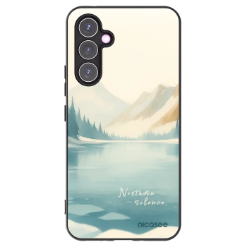 Picasee silikonowe czarne etui na Samsung Galaxy A54 5G A546B - NOTHERN SILENCE