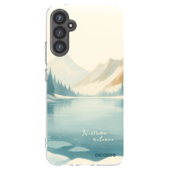Picasee silikonowe przeźroczyste etui na Samsung Galaxy A34 5G A346B - NOTHERN SILENCE