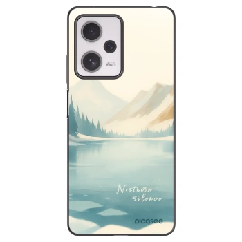Picasee silikonowe czarne etui na Xiaomi Redmi Note 12 Pro+ 5G - NOTHERN SILENCE