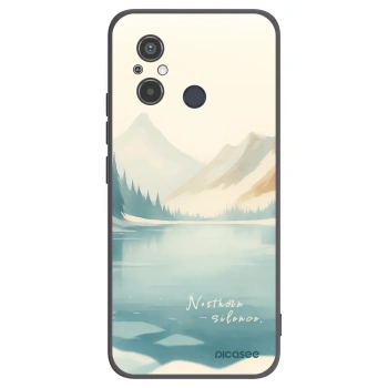 Picasee silikonowe czarne etui na Xiaomi Redmi 12C - NOTHERN SILENCE