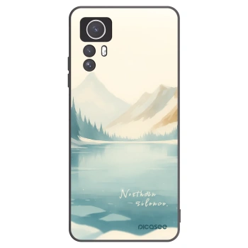 Picasee silikonowe czarne etui na Xiaomi Redmi Note 12S - NOTHERN SILENCE