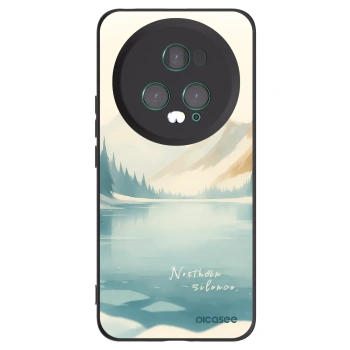 Picasee silikonowe czarne etui na Honor Magic5 Pro - NOTHERN SILENCE