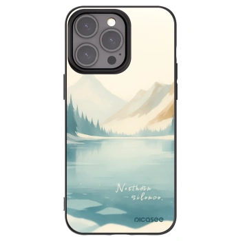 Picasee silikonowe czarne etui na Apple iPhone 15 Pro Max - NOTHERN SILENCE