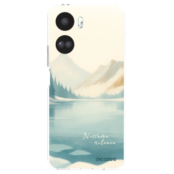 Picasee silikonowe przeźroczyste etui na Honor 90 Lite 5G - NOTHERN SILENCE