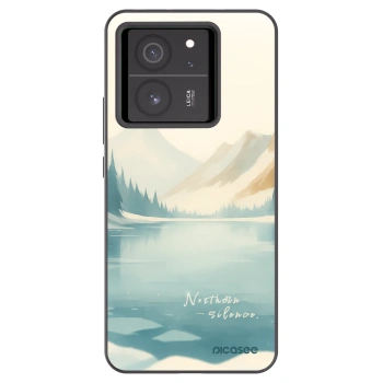 Picasee silikonowe czarne etui na Xiaomi 13T Pro - NOTHERN SILENCE
