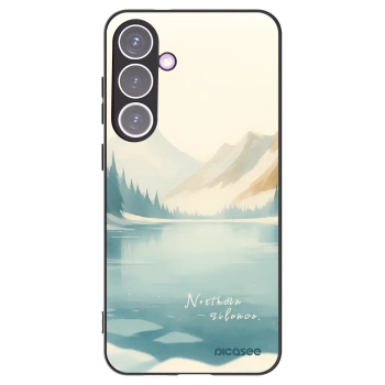 Picasee silikonowe czarne etui na Samsung Galaxy S24+ S926B 5G - NOTHERN SILENCE
