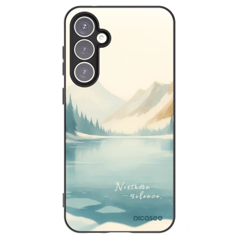 Picasee silikonowe czarne etui na Samsung Galaxy S23 FE S711B - NOTHERN SILENCE