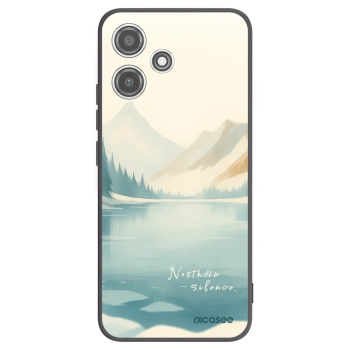 Picasee silikonowe czarne etui na Xiaomi Redmi 12 5G - NOTHERN SILENCE