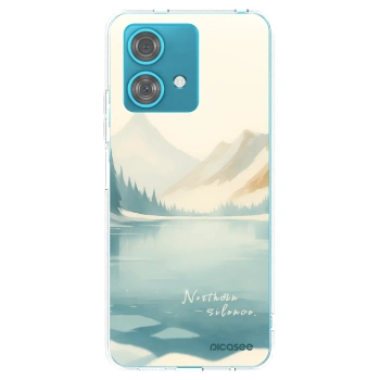 Picasee silikonowe przeźroczyste etui na Motorola Edge 40 Neo - NOTHERN SILENCE