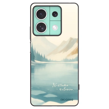 Picasee silikonowe czarne etui na Xiaomi Redmi Note 13 5G - NOTHERN SILENCE