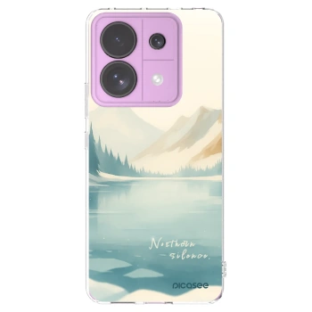 Picasee silikonowe przeźroczyste etui na Xiaomi Redmi Note 13 Pro 5G - NOTHERN SILENCE