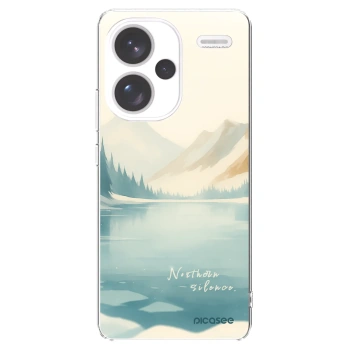 Picasee silikonowe przeźroczyste etui na Xiaomi Redmi Note 13 Pro+ 5G - NOTHERN SILENCE