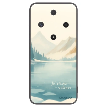 Picasee silikonowe czarne etui na Honor Magic6 Lite 5G - NOTHERN SILENCE