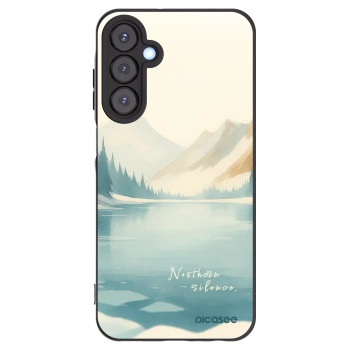Picasee silikonowe czarne etui na Samsung Galaxy A25 A256B 5G - NOTHERN SILENCE