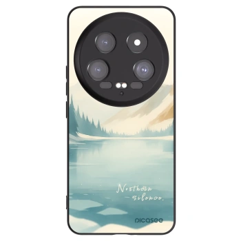 Picasee silikonowe czarne etui na Xiaomi 14 Ultra - NOTHERN SILENCE