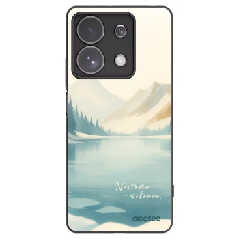 Picasee silikonowe czarne etui na Xiaomi Redmi Note 13 Pro 4G - NOTHERN SILENCE