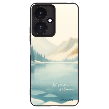 Picasee silikonowe czarne etui na Xiaomi Redmi 13C 5G - NOTHERN SILENCE