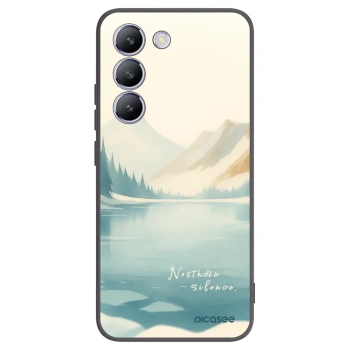 Picasee silikonowe czarne etui na Vivo V40 SE 5G - NOTHERN SILENCE