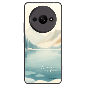 Picasee silikonowe czarne etui na Xiaomi Redmi A3 - NOTHERN SILENCE