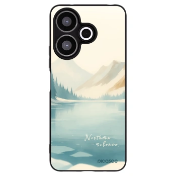 Picasee silikonowe czarne etui na Xiaomi Redmi 13 4G - NOTHERN SILENCE