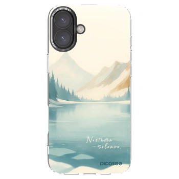 Picasee silikonowe przeźroczyste etui na Apple iPhone 16 Plus - NOTHERN SILENCE
