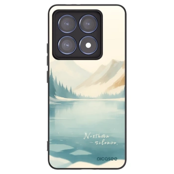 Picasee silikonowe czarne etui na Xiaomi 14T Pro - NOTHERN SILENCE