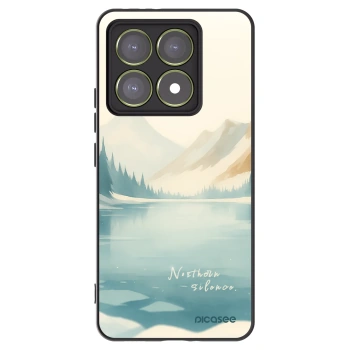 Picasee silikonowe czarne etui na Xiaomi 14T - NOTHERN SILENCE