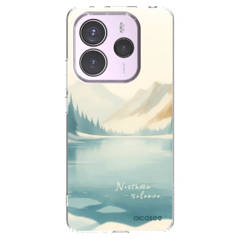 Picasee silikonowe przeźroczyste etui na Xiaomi Redmi Note 14 5G - NOTHERN SILENCE