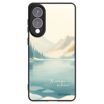 Picasee silikonowe czarne etui na Samsung Galaxy S25 Edge 5G - NOTHERN SILENCE