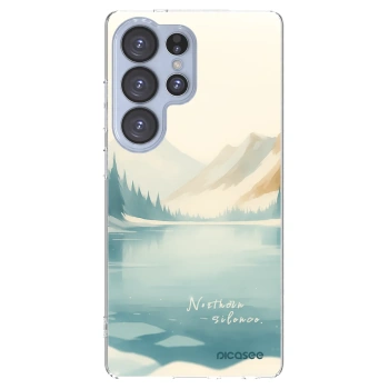 Picasee silikonowe przeźroczyste etui na Samsung Galaxy S25 Ultra 5G - NOTHERN SILENCE
