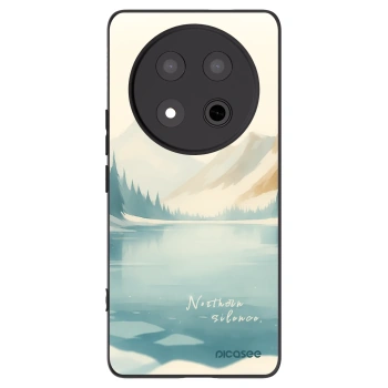 Picasee silikonowe czarne etui na Honor Magic7 Lite 5G - NOTHERN SILENCE