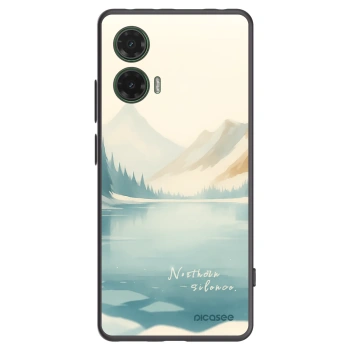 Picasee silikonowe czarne etui na Motorola Moto G35 5G - NOTHERN SILENCE