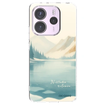 Picasee silikonowe przeźroczyste etui na Xiaomi Redmi Note 14 4G - NOTHERN SILENCE